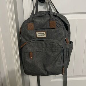 Ruvalino diaper bag - grey